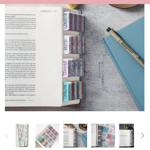 Bible tabs (Uniform theme) - Picture 1 of 5